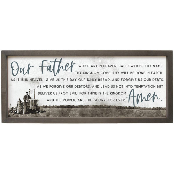 Lord's Prayer Farmer - Farmhouse Frames