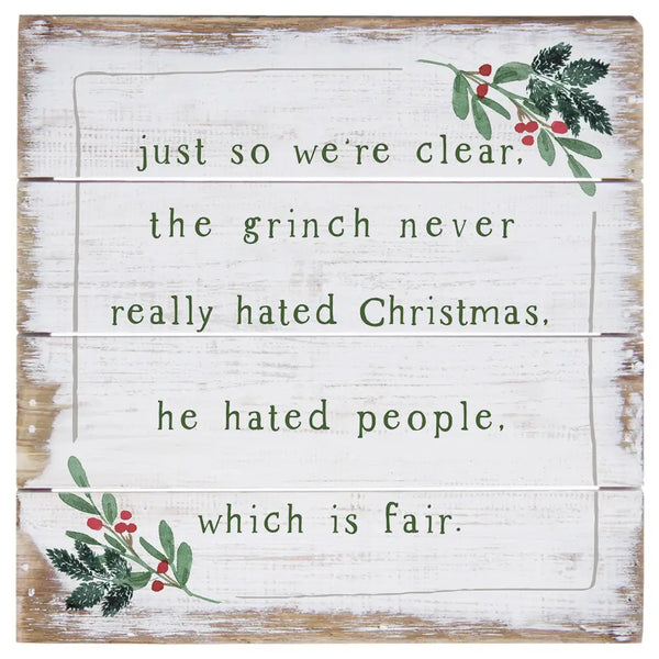 Grinch Pallet
