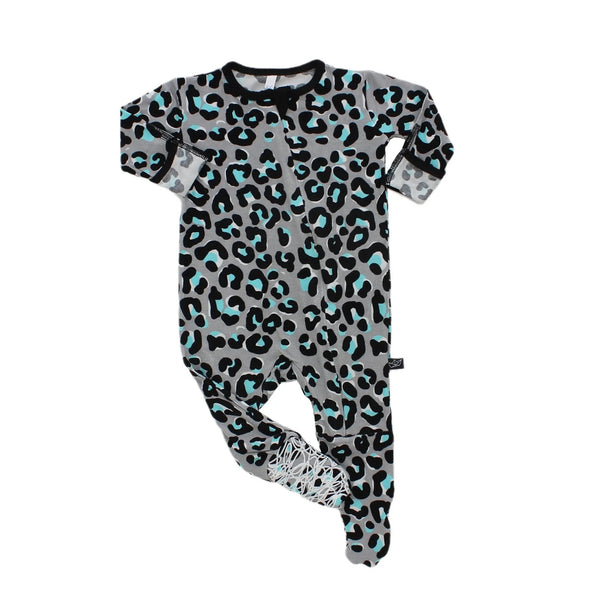 Mod Leopard Bamboo Footed Sleeper