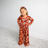 Auburn WIDE LEG ROMPER Bamboo Fall Floral Kids Outfit