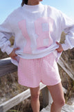 Light Pink Polka Dot Shorts