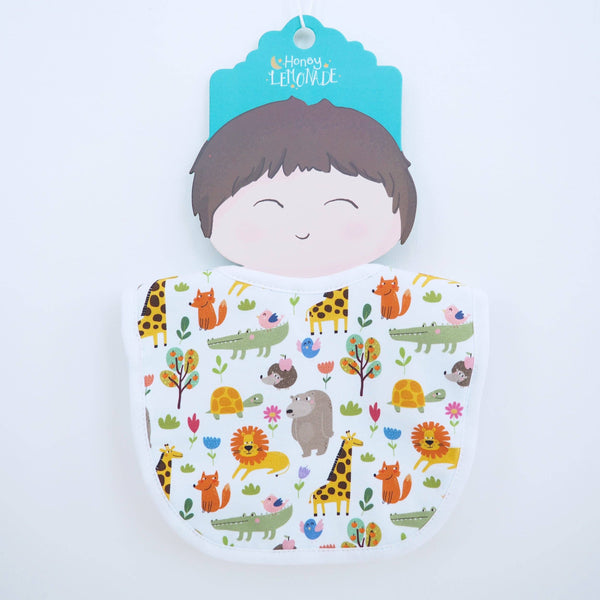 Baby Bib - Zoo Party