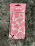 Pink Cow Print Tall Coozie 2-Pack