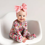 Eloise RUFFLE ZIP Bamboo Baby Outfit Sleepies Little