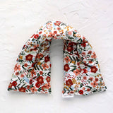 Neck and Body Wrap - Hot Cold Weighted Rice  Bag Boho Flower