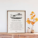 A Harvest Prayer White