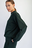 MODAL SCUBA MOCK NECK PULLOVER - Regency Green