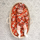 Auburn TUTU Bamboo Fall Floral Baby Dress