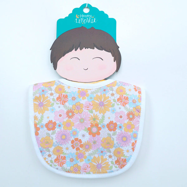 Baby Bib - Retro Floral