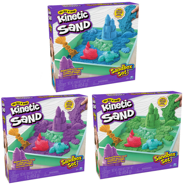 Kinetic Sand Sandbox Set Version 2