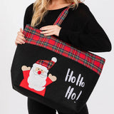 Ho Ho Ho Letter Santa Christmas Tote Bag
