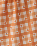 Pumpkin Check Tea Towel