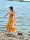 Yellow Dainty floral print sundress