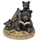 BEDTIME STORY BEAR, 7"X6.25"X6.25"