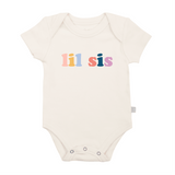Baby graphic organic bodysuit | lil sis original