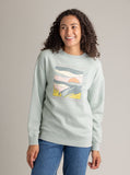 Women's Gabriella Oversized Graphic Crew Sweatshirt - Stonewashed