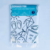 Kids Summer Art Activity | Coloring Tablecloth | Bucket List