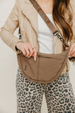 Mocha Brixley Crescent Bag