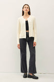 CHUNKY KNIT OPEN FRONT CARDIGAN