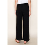 SOLID WIDE LEG PANTS