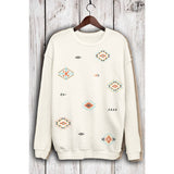 AZTEK ALLOVER MINERAL SWEATSHIRTS