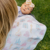 3 Pack Premium Burp Cloths - Disney Princess