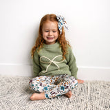 Maren BOW LEGGINGS Bamboo Kids Toddler Leggings