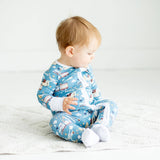 Baby Onesie Pajamas - Airplane & Train