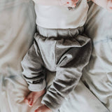 Baby cuffed pants | heather organic