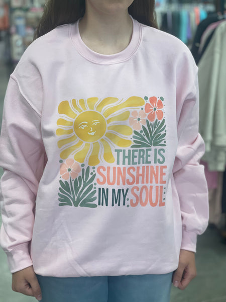 Sunshine in my soul crewneck