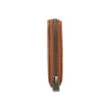 Leather Snake Texture Women's Wallet - Bistre Brown