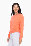 Brushed Burnout Fleece Crew Neck