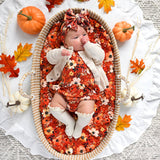 Auburn TUTU Bamboo Fall Floral Baby Dress