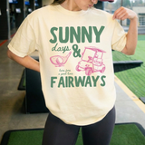 Sunny Fairways Golf Graphic Tee