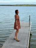 Prairie Blossom Smocked Mini Dress