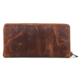 Leather Snake Texture Women's Wallet - Bistre Brown