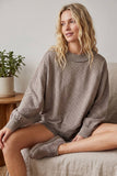 Oversized Vintage Washed Scuba Mini Dot Sweatshirt
