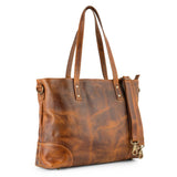 Tulum - Functional Genuine Leather Tote Purse - Women's