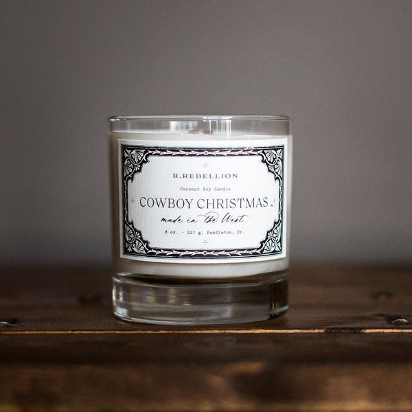 Christmas Candle | Cowboy Christmas | 8 oz