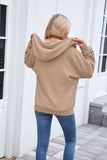 Quilted Zip-Up Hoodie Jacket