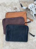 Cowhide Accessory Bag Pouch Genuine Hair-On Hide Makeup Bag 