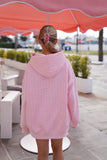 Light Pink Polka Dot Hoodie
