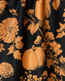 Harvest Orange Tea Towel