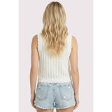 SCALLOP HEM FINISHED SWEATER