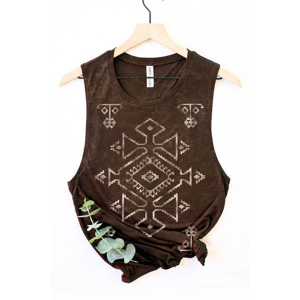 AZTEK MINERAL GRAPHIC TANK TOP