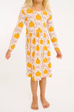 Pumpkin & Bows Bamboo Dress