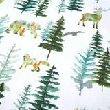 Standard Size Fitted Crib Sheet - In The Woods