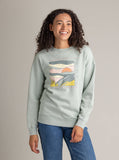 Women's Gabriella Oversized Graphic Crew Sweatshirt - Stonewashed