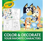 Bluey Crayola Color & Sticker Activity Set Markers Included
