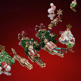 Green Monster Holiday Stud Earrings with Titanium Posts